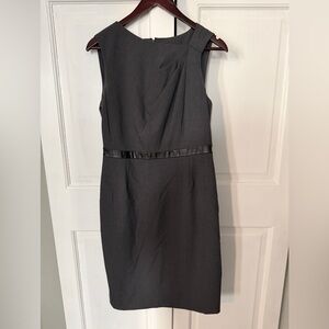 Calvin Klein Charcoal Gray Midi Dress